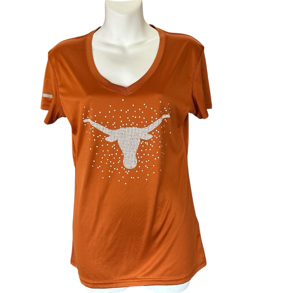 Section 101 Texas Longhorn Women's Tee short sleeve burnt orange size M